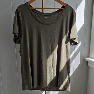 Quince Sage Green Short Sleeve Tee